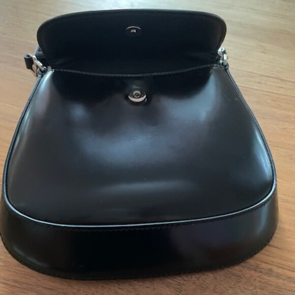 Prada Mini Cleo - Brushed Leather in Black - Excellent Condition - Picture 4 of 6